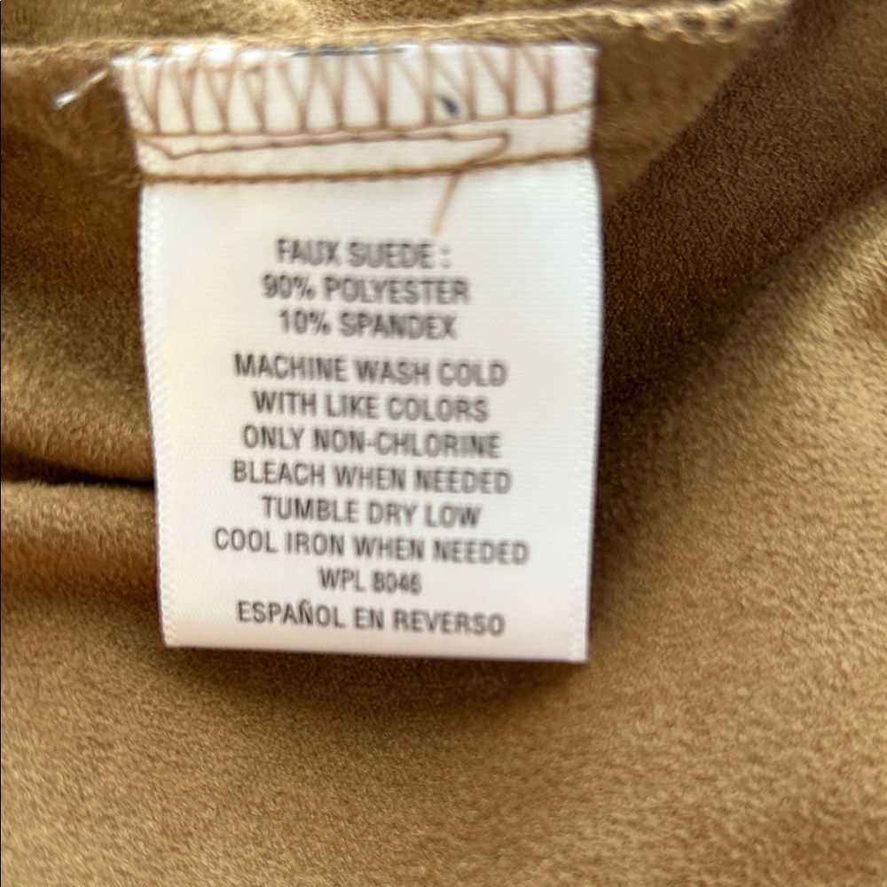 JM Collection Tan Open Front Cardigan - Picture 5 of 5